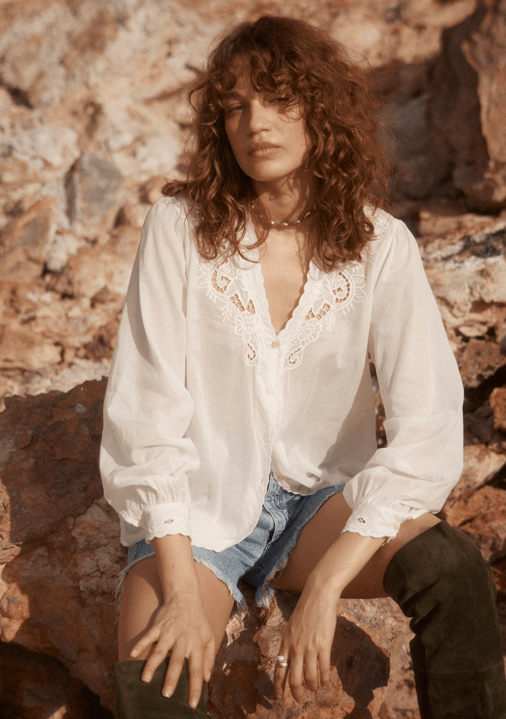 Blaze Shirt White - Auguste The Label