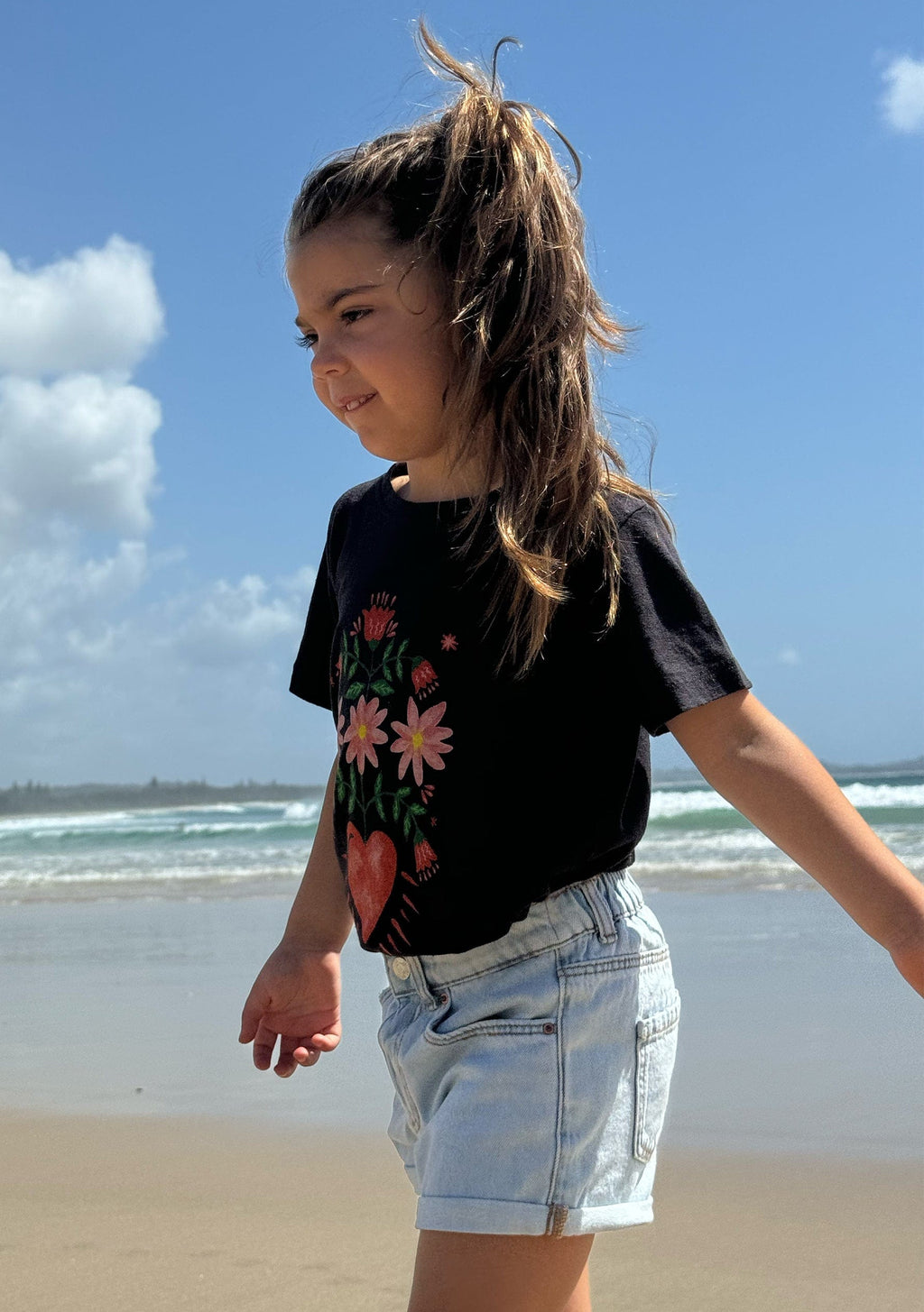 Fallen Hearts Classic Tee- Little Auguste