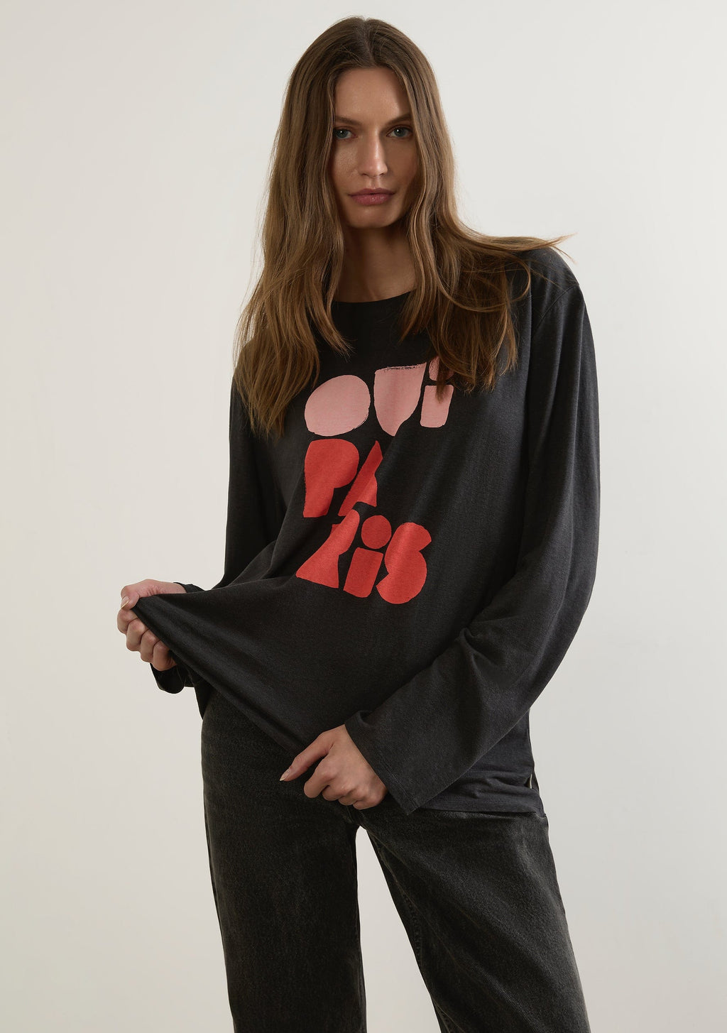 Oui Paris North Long Sleeve Tee - Auguste The Label