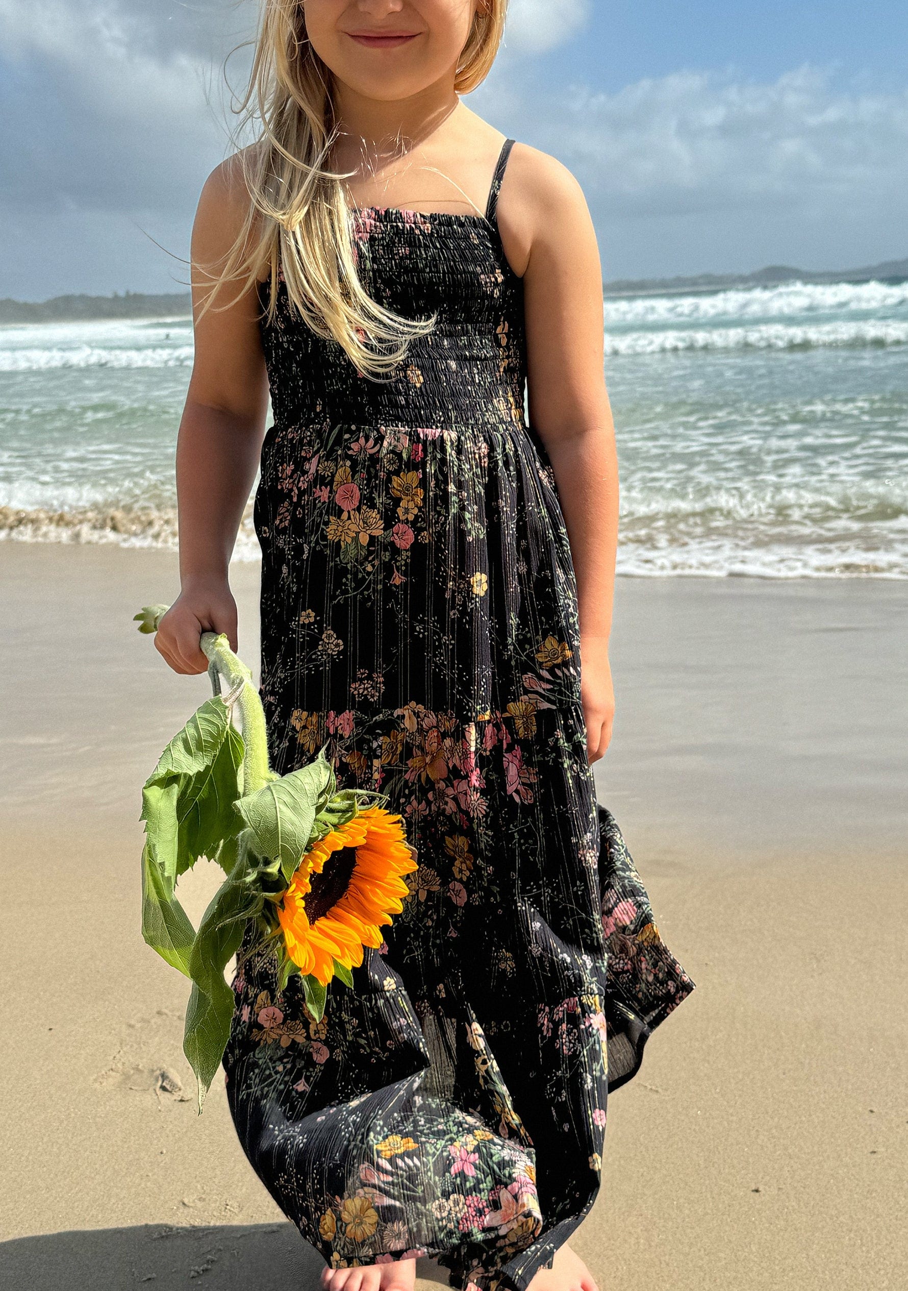 SWEETHEART MAXI DRESS - L-DR-25364-BK