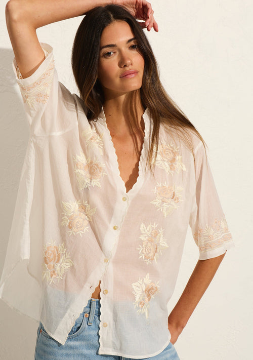 Rosalie Blouse White - Auguste The Label