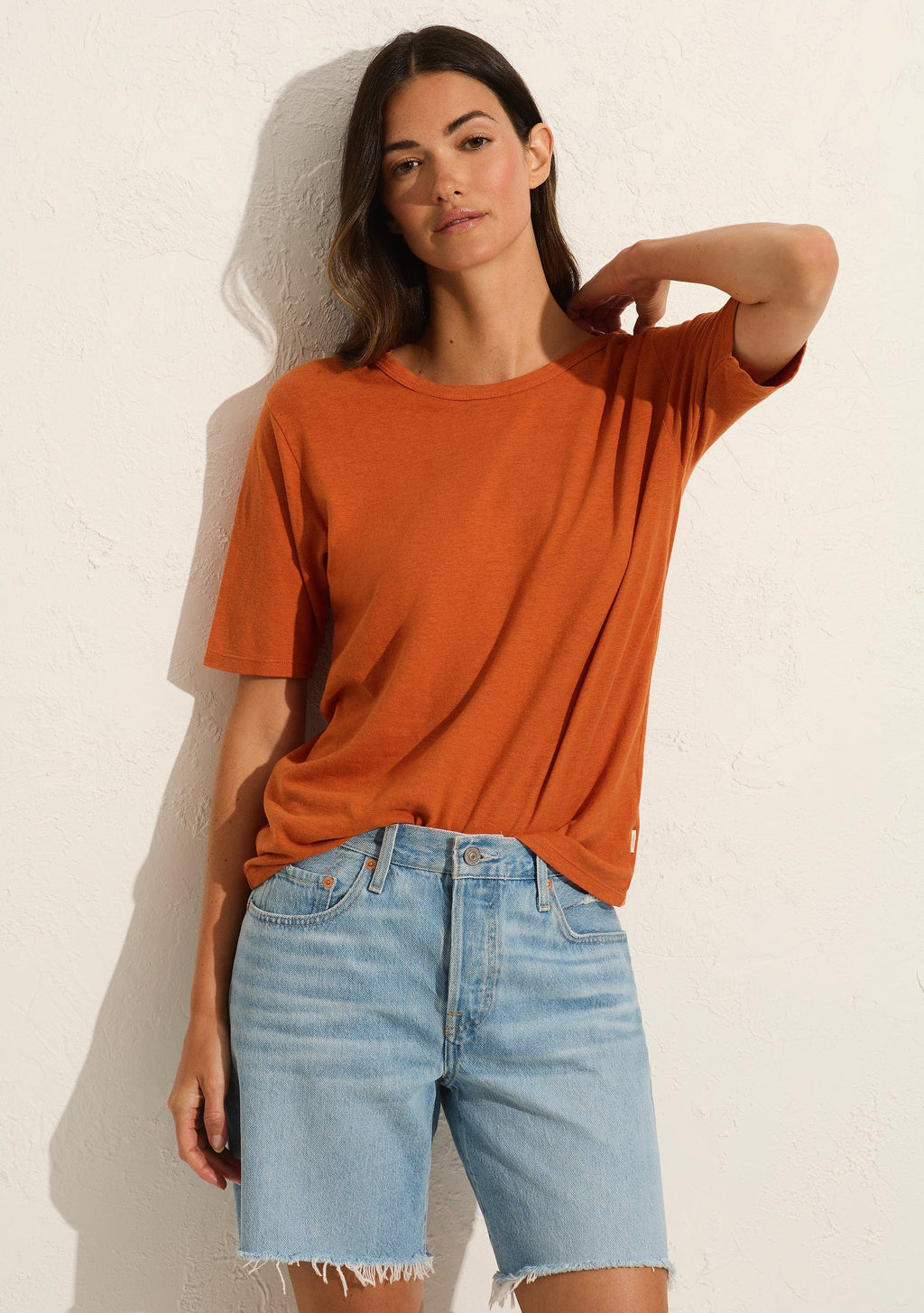 Simple Tee burnt orange - Auguste The Label