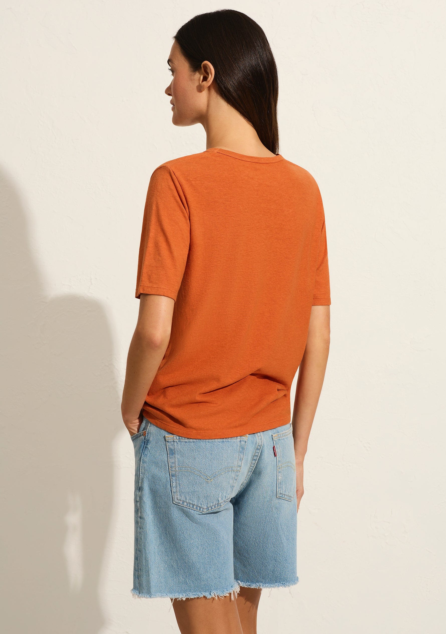 Simple Tee burnt orange - Auguste The Label